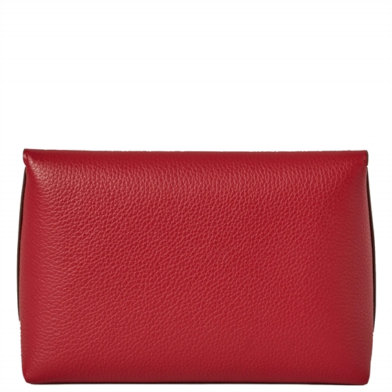 Mulberry Darley Cosmetic Pouch Scarlet Red Small Classic Grain